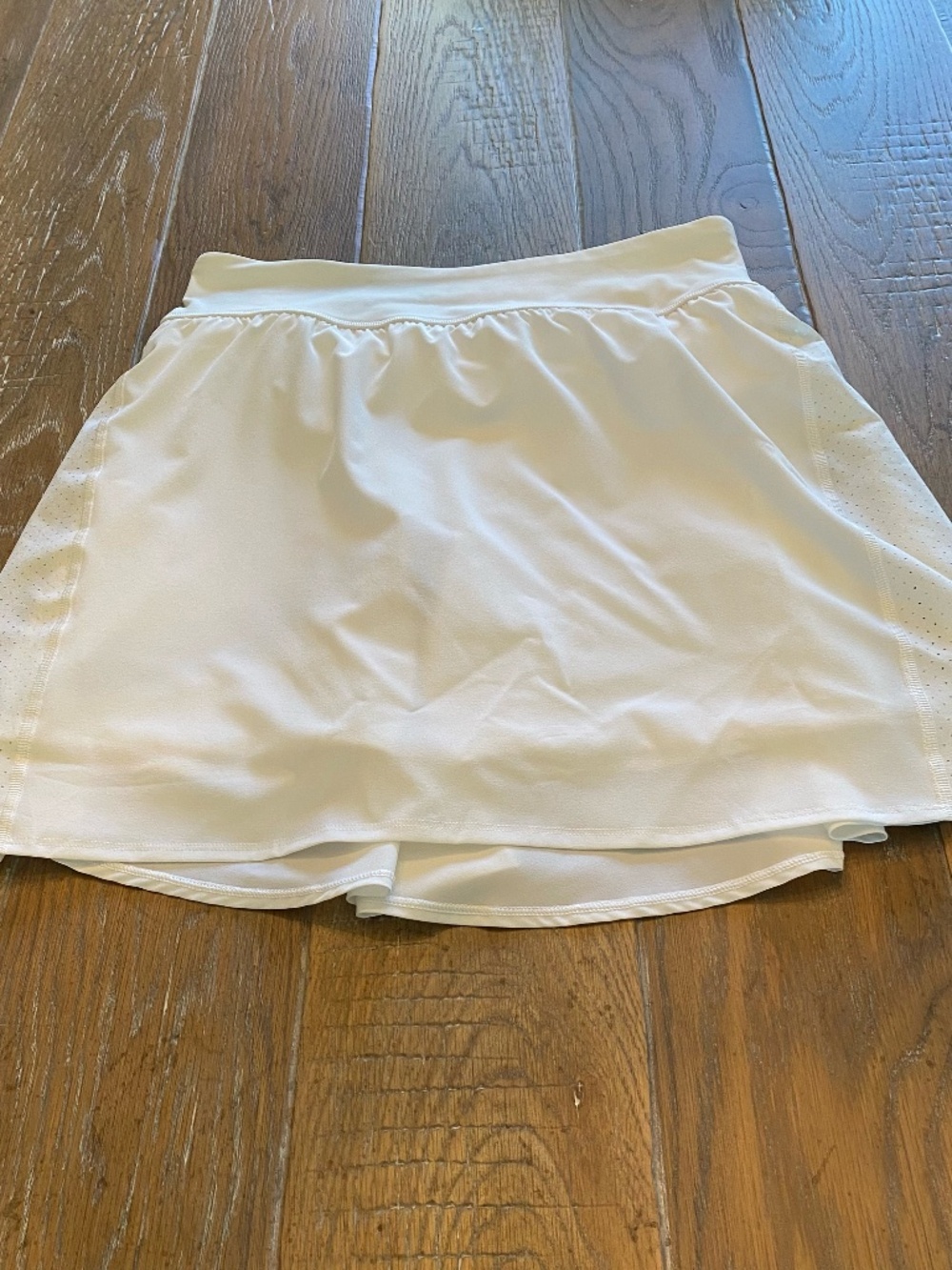 SPANX Women's Get Moving Skort White Size LARGE